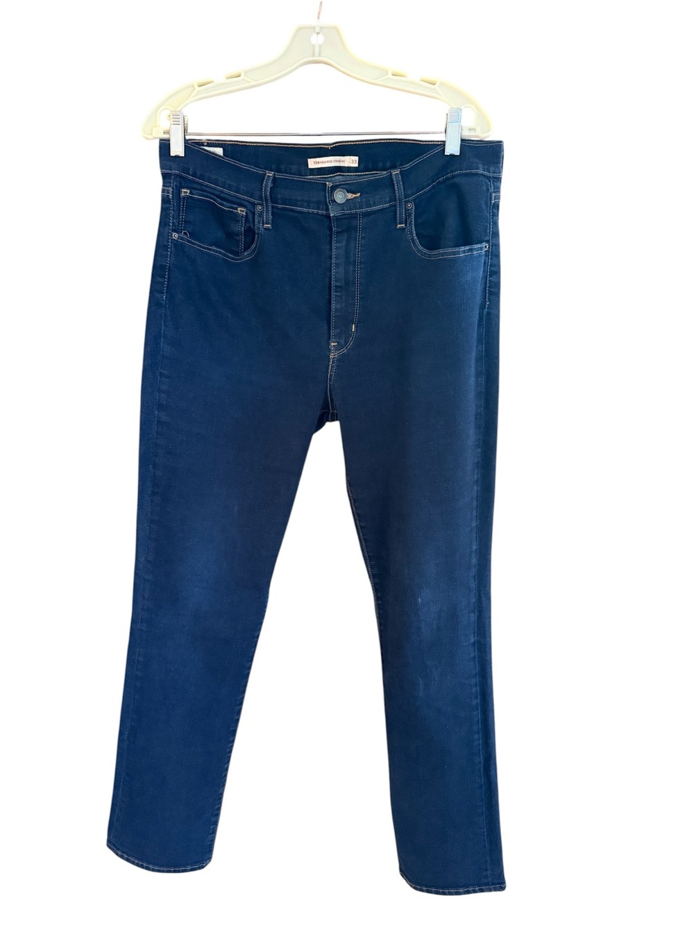 Levi's 724 Women’s Slim Straight Jeans in Dark Blue
